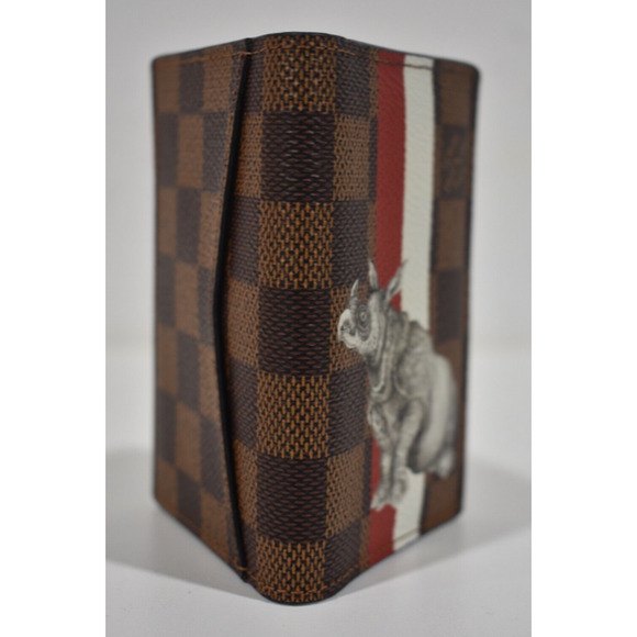 Louis Vuitton Chapman Brothers Rhino Brown Damier Logo Pocket Organizer Wallet - Picture 3 of 7